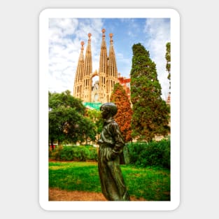 The Basilica De La Sagrada Familia Sticker